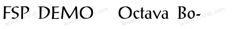 FSP DEMO   Octava Bo字体转换